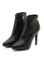 【R&E】インストームヒールショートブーツ/ブラック