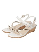 【R&E】メタルストラップサンダル/ホワイト