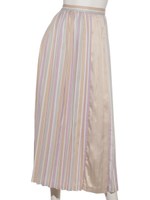 【S】マルチストライププリーツスカート/PPL