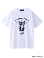 【WEB限定】GREMLiNS × X-girl × OVER THE STRiPES MOHAWK TEE ＆ DOLL SET/ホワイト