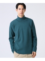 【WEB限定】ミラノリブタートルネックニット/モスグリーン(024)