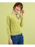 【WEB限定カラーあり】クルーネックカーディガン/ライトグリーン(021)