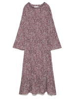 【emmi atelier】ランダムプリーツワンピース/RED