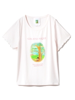 【さくらももこ】プリントTシャツ/PNK