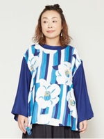 【カヤ】千椿トップス/ブルー