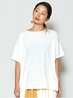 【チャイハネ】yul 無地スラブプレーンTシャツ/ホワイト