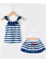 【水着】100-140cm　プリントセパレートタイプ/ネイビー(393)