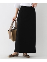 【洗える】マキシタイトスカート/ブラック(019)