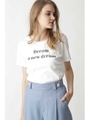 ◆ロゴＴシャツ/ホワイト(030)