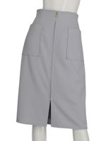 ＴＲピケ両ポケタイトスカート/ライトグレー