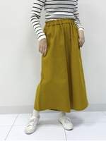 あったか起毛スカーチョ/マスタード