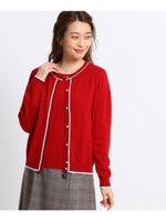 ウールラインアンサンブルニット/レッド(562)