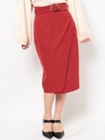 ウエストベルトスリットスカート/ORG