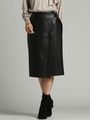 エコレザースカート/ブラック