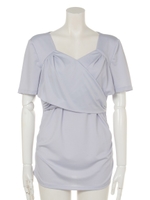 カチオンスムースカットソー/ライトグレー