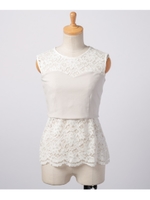 カットアンサンブル/オフホワイト