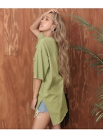 カットオフスリットTee/グリーン(012)