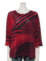 カットソー/レッド