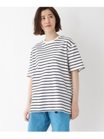 カノコ編立衿半袖BIGTシャツ/アイボリー(104)