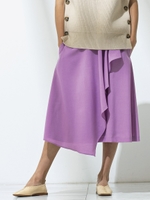 カラーフレアスカート/PINK