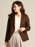 クラシカルツイードジャケット/ブラウン系その他