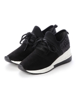 グリッタースニーカー/ブラック