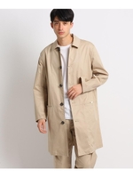 コットン（綿）ステンカラーコート/ライトベージュ(051)