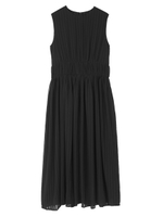 シャドウストライプワンピース/ブラック