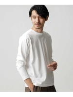 シルキークルーネックカットソー/ホワイト(030)