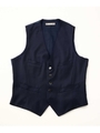 シルク混ベネシャンシングルベスト（セットアップ/スリーピース対応）/ブルー(110)