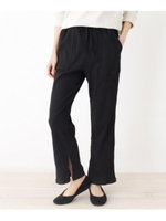 スーピマリブワイドパンツ/ブラック(019)