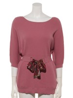 スカーフベルト付PO/ピンク