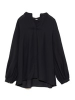 セットアップスタンドカラーブラウス/NVY