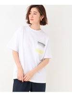 タイダイ ポケット 半袖 Tシャツ/ブラック(119)
