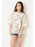 タイダイプリントT/GREEN