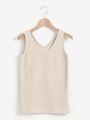 ダブルフロントリブタンク/ベージュ