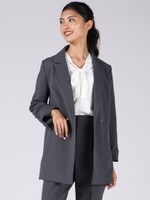 ダブルプレストジャケット/グレー系その他