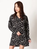 ダルメシアンスキッパーシャツ/BLACK