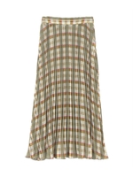 チェックプリーツスカート/ミントグリーン