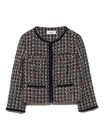 ツイードジャケット/NVY