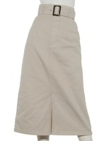 デニムスカート/ライトベージュ