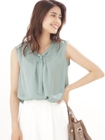 ノースリーブボータイブラウス【Aperi by nano・universe】/ミント
