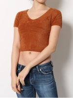ハーフスリーブシャギーKT TOPS/ORG