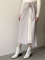 ハイブリットタイトスカート/GREY