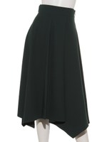 ハンカチーフヘムスカート/グリーン