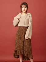 バリエーションラッフルスカート/ヒョウ