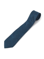 パッチワーク柄 ネクタイ/グリーン(022)