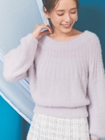 フェレットライクドルマンニット/ラベンダー