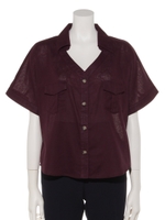 フレンチドルマンブラウス/パープル