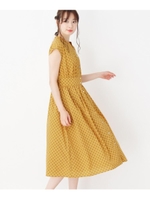 フロントボタンワンピース/マスタード(133)